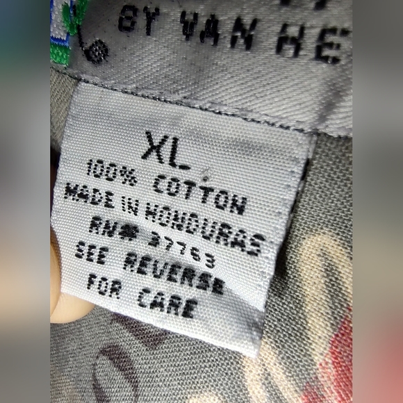 Players by Van Heusen XL Cotton Short Sleeve Shirt Eye-Catching Pattern - Picture 6 of 16